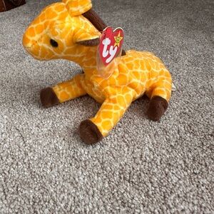 Ty Giraffe Plush Beanie baby- Twigs